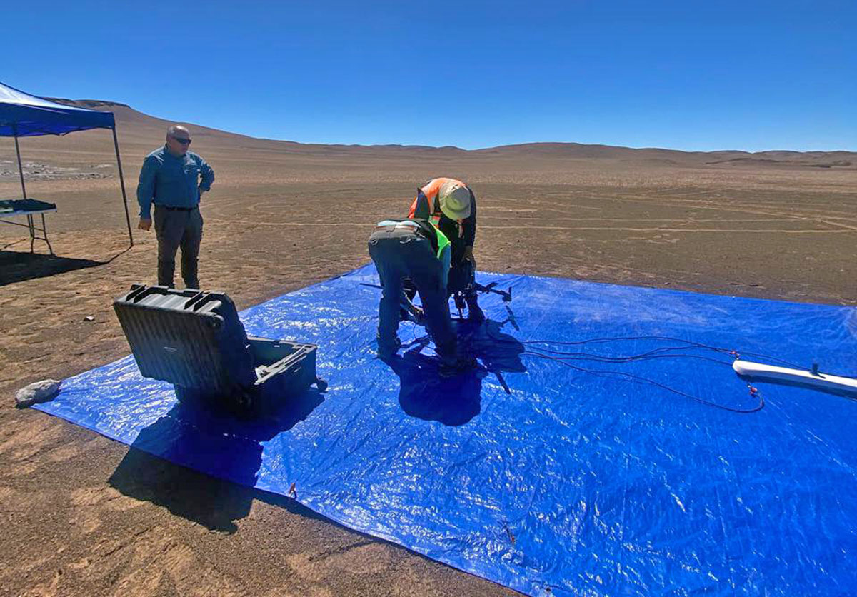 Ventajas del magnetómetro MagArrow y drones de ala fija en la exploración del desierto de Atacama